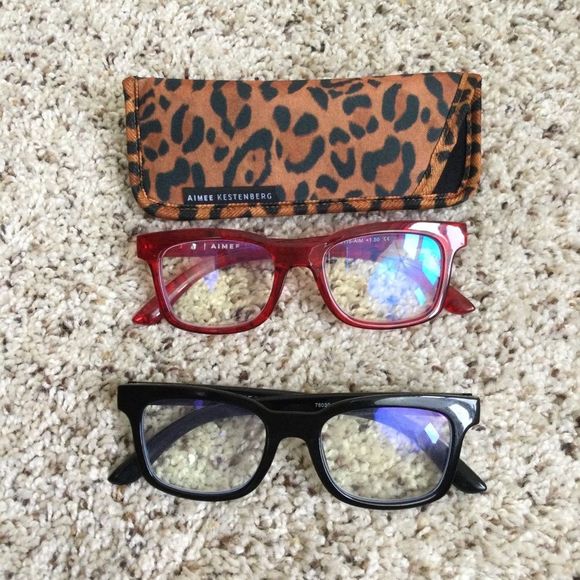 Aimee Kestenberg Accessories - AIMEE Kestenberg Eye Glasses Eyewear Bundle 1.50 Blue Light Readers
